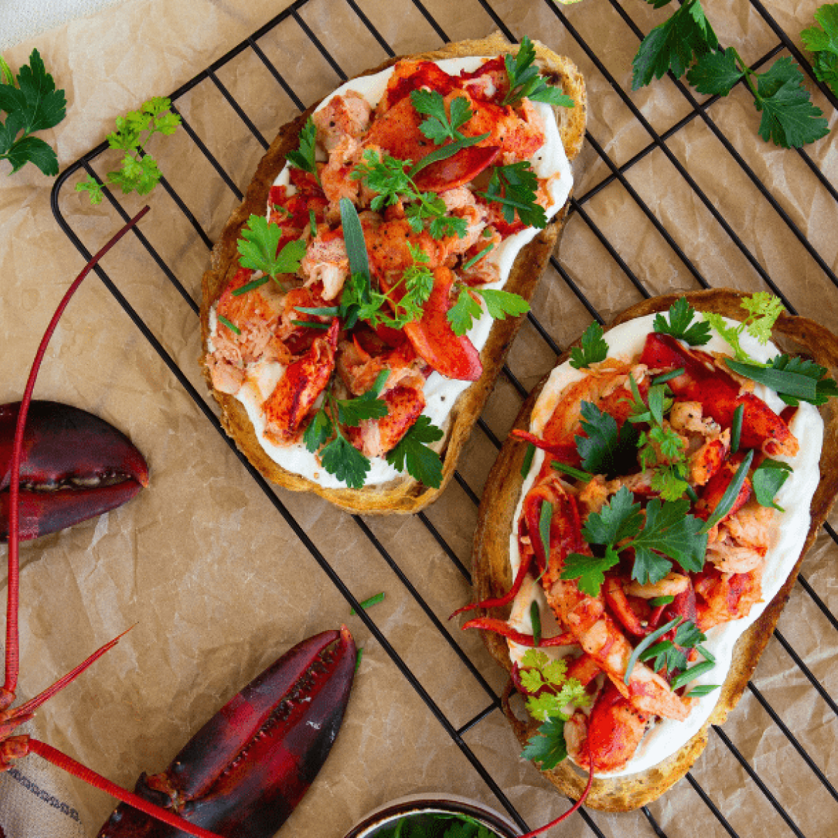 Lobster Toast